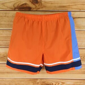 Croft & Barrow Swim Trunks w/ Liner Mens Size XL Orange Stretch Waist Drawstring